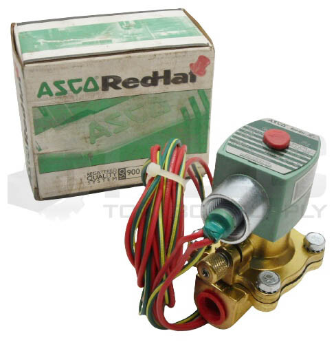 NEW ASCO RED-HAT L8210G001M0 VALVE, 3/8″ NPT, 120V/60Hz 110V/50Hz L8210G001MO