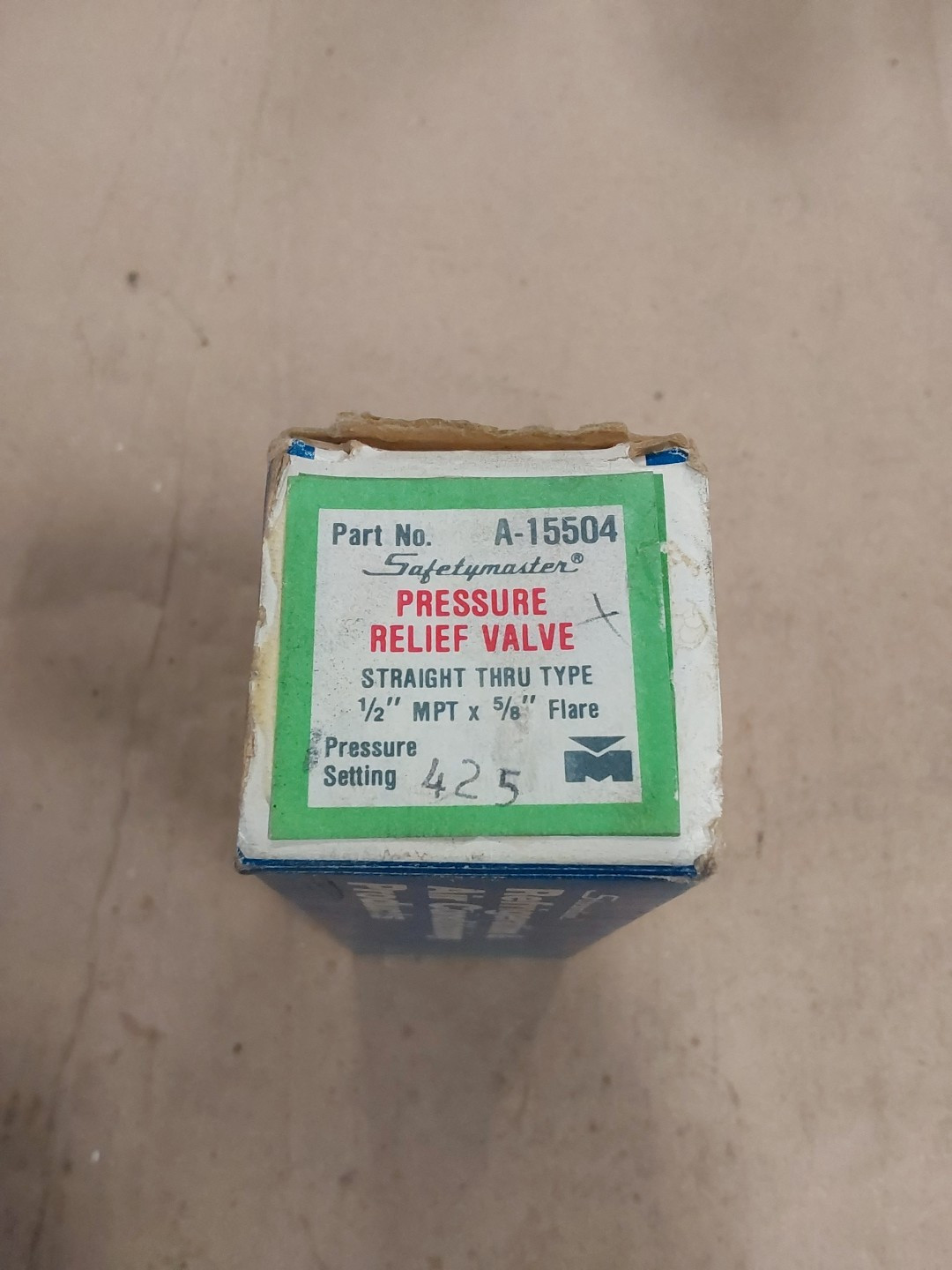 STREAMLINE A-15504 PRESSURE RELIEF VALVE 1/2″ MPT 5/8″ FLARE