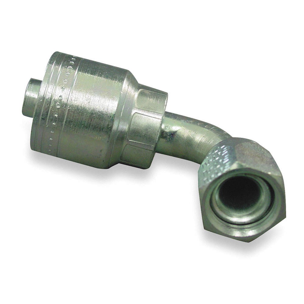 AEROQUIP 1AA20FJB20 Crimp Fitting,90 deg.,1-5/8″,F,JIC 14L766