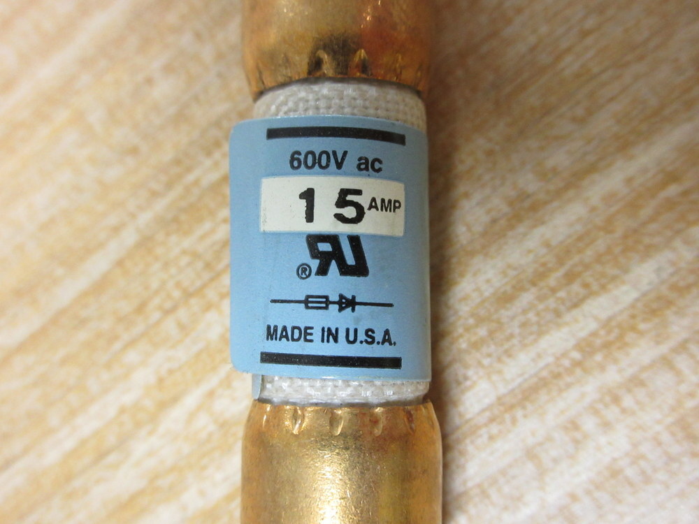 Cooper Bussman KAC 15 Buss 15A Rectifier Fuse KAC15 (Pack of 3)