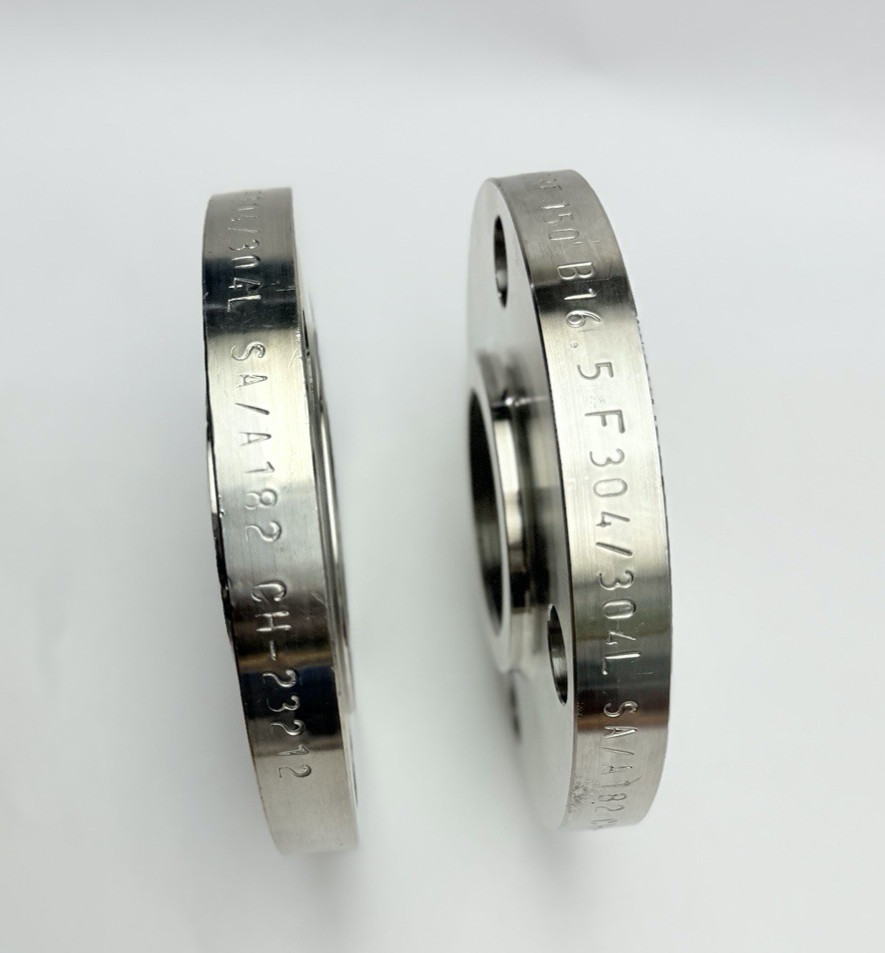 Lot Of 2, Chandan Flange 2” THDRF, 150 STD, B16.5 F304/304L, SA/A182