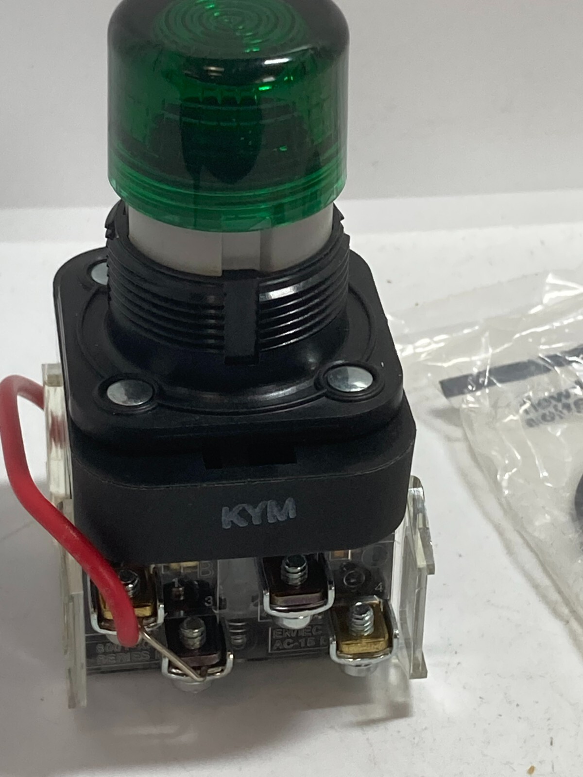 ALLEN BRADLEY 800H-QRTH24G PUSH TO TEST FULL V LED 24V GREEN SER F NNB