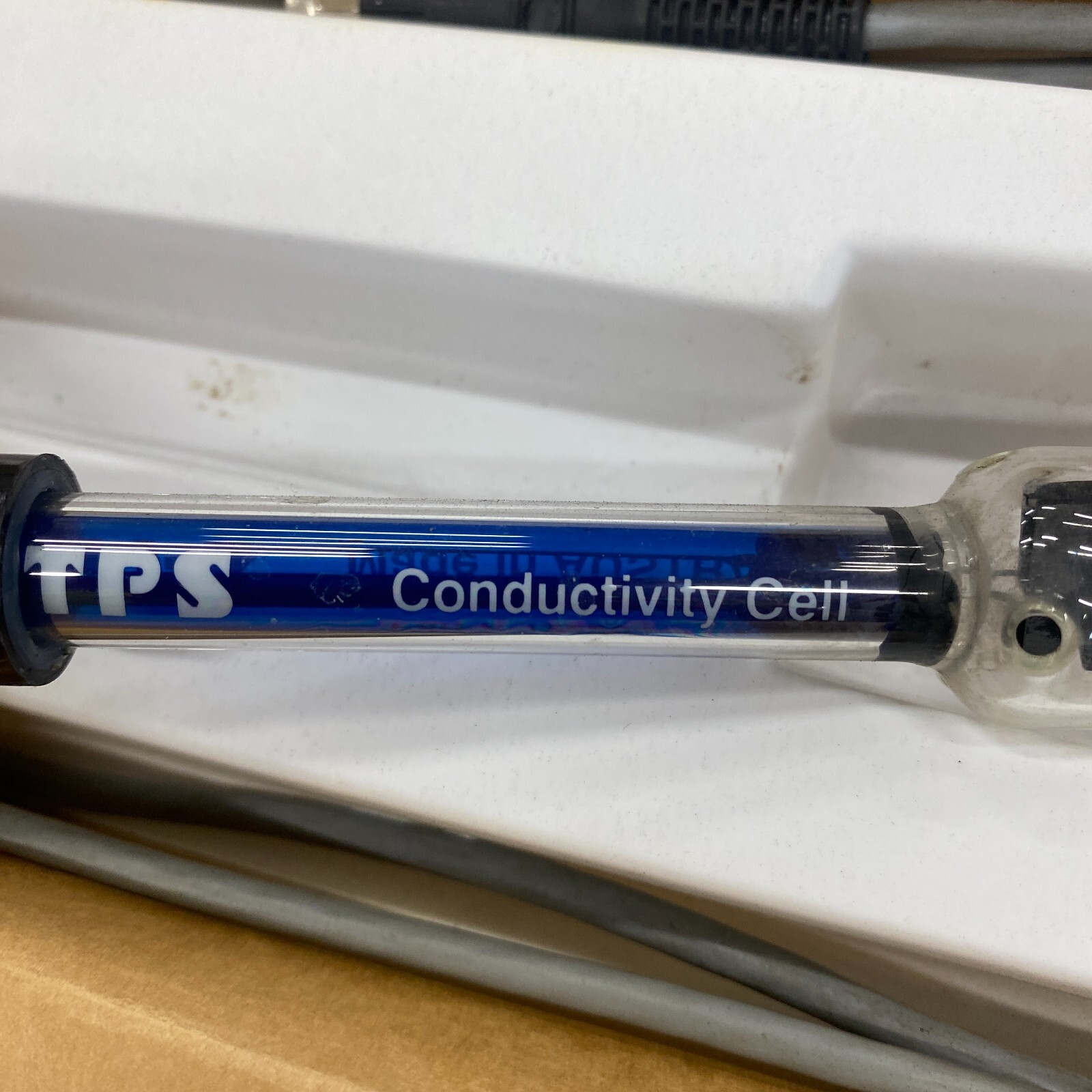TPS CONDUCTIVITY Electrode Flow Cell Sensor PROBE P951060 Glass