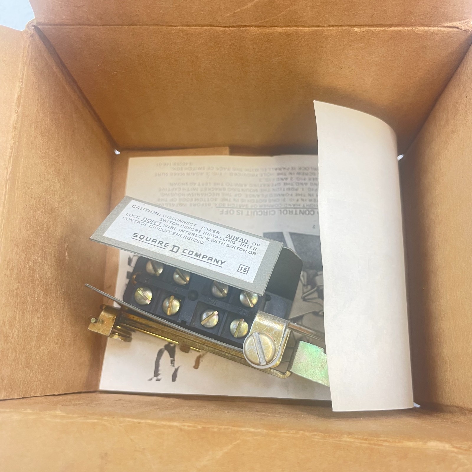 SQUARE D EK306-2 Electrical Interlock for 60A Switch 2NO 2NC