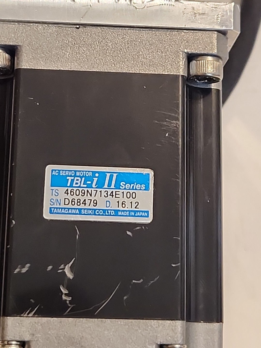 TAMAGAWA AC SERVO MOTOR TS 4609N7134E100 TBL-i – Warranty & Free Shipping