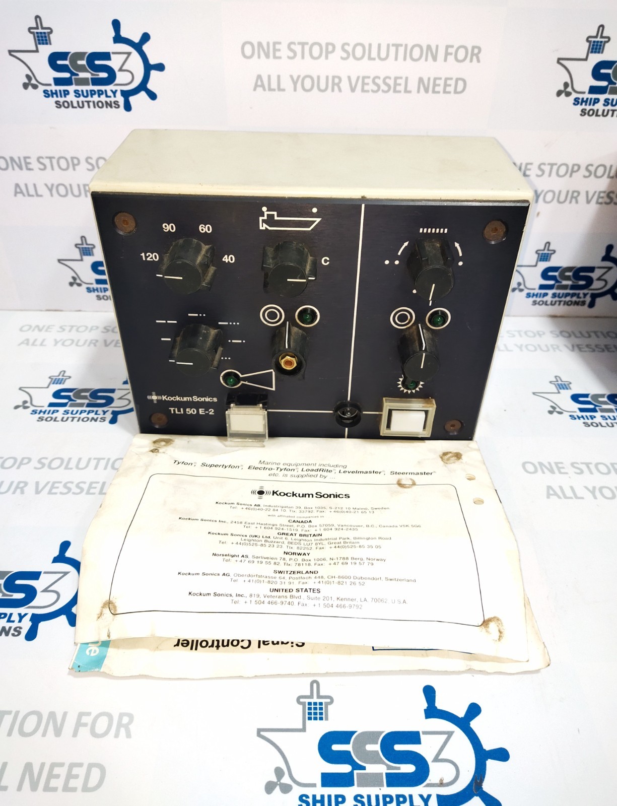 Kockum Sonics TLI 50 E-2 Signal Controller TLI 50 E2
