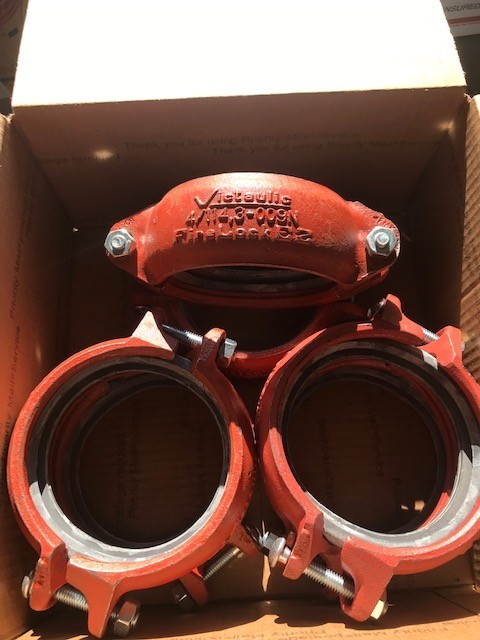 Victaulic 3″-009N FireLock EZ 3″ Ridgid Quick Vic Coupling (Violet gasket)