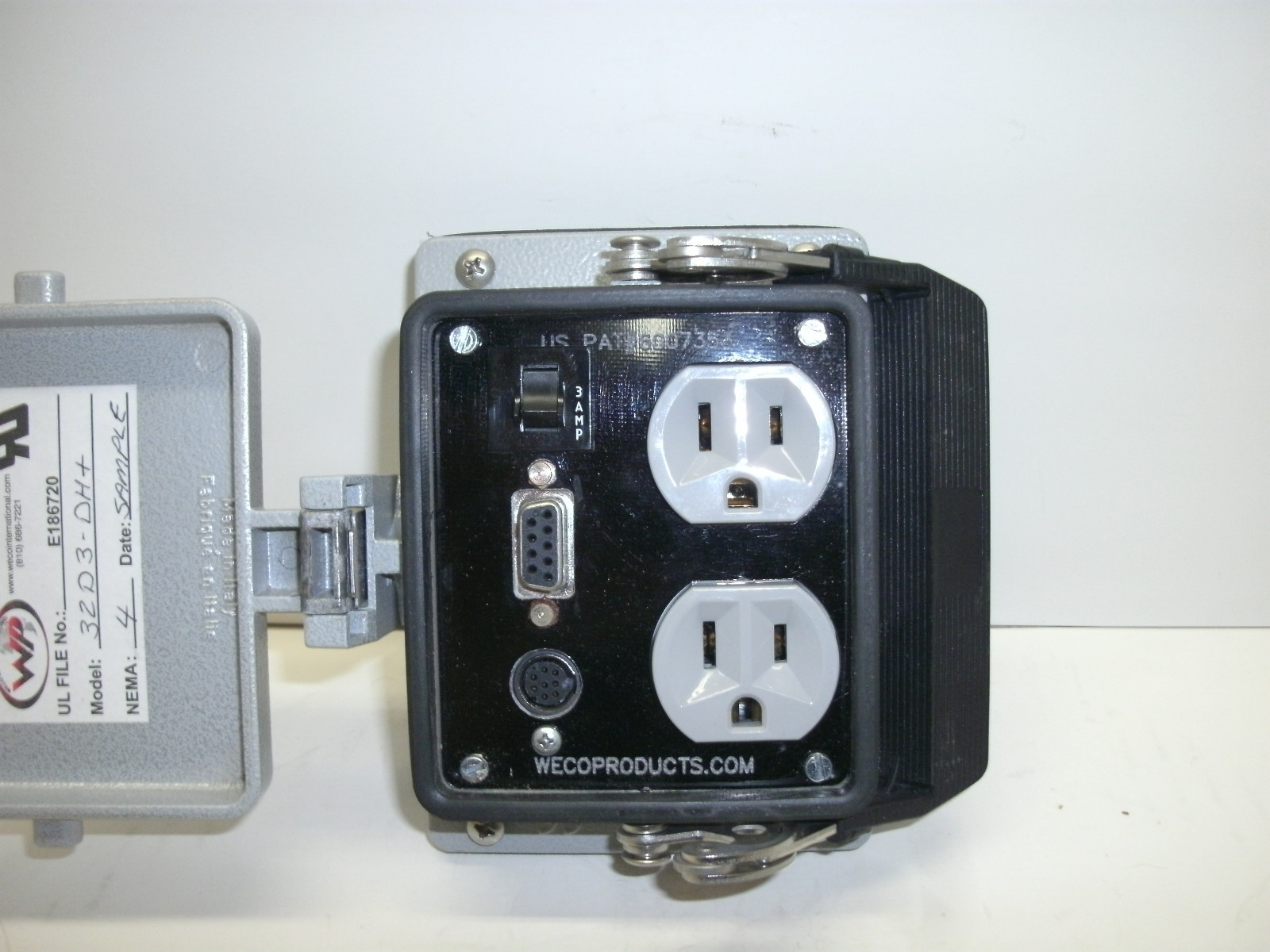 WECO PRODUCT 32D3-DH+ OUTDOOR DUAL RECEPTACLE + THE RIGHT CONNECTION 115 VAC