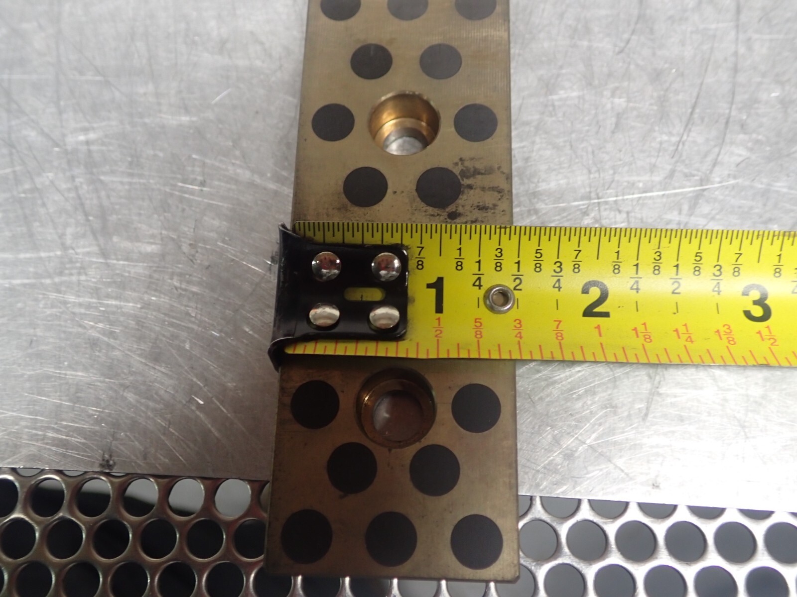 LAMINA L412-80G Wear Strip Bronze Drilled Used With Warranty (Lot of 3) See Pics
