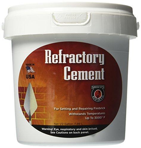 MEECO’S RED DEVIL 610 Refractory Cement – Indoor Use Only
