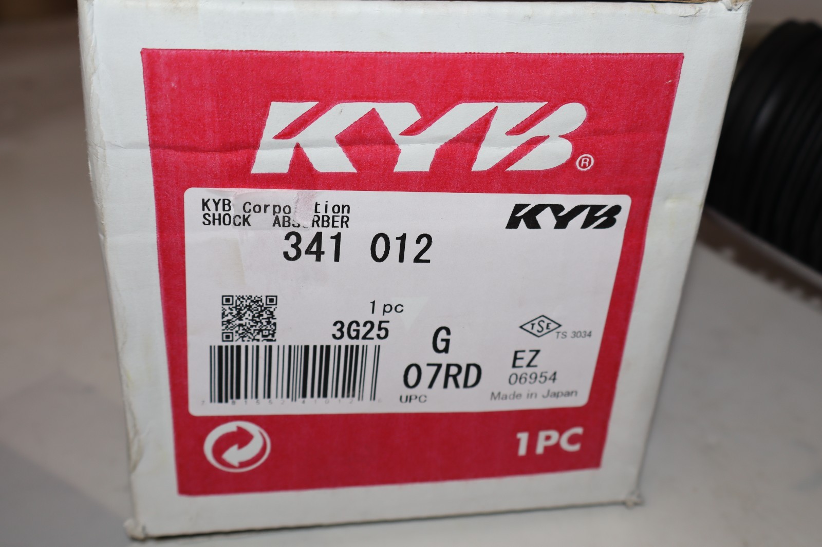 KYB Corporation 341 012 , 341012 Excel-G Gas Shock Absorber (New)