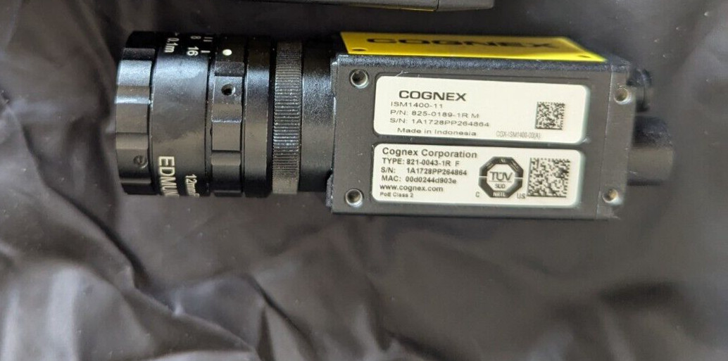 Cognex ISM-1400-11 with Edmund optics 12mm lens