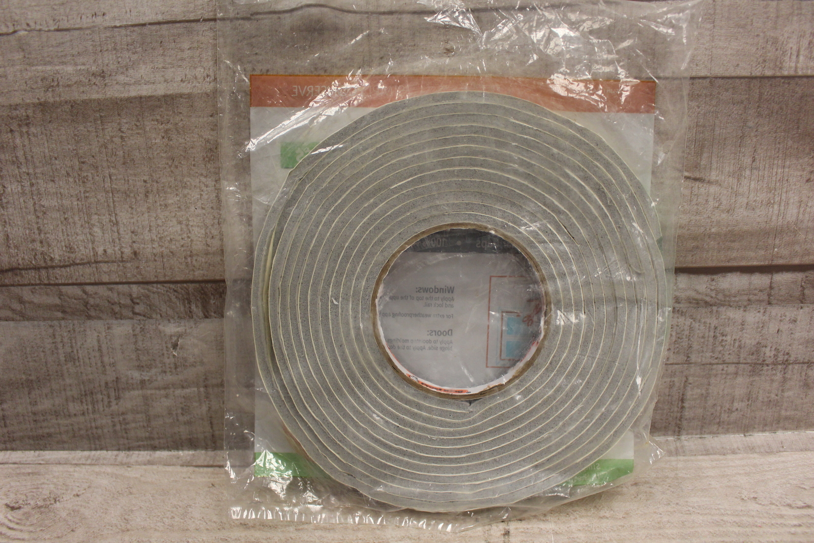Simply Conserve Adhesive Self Stick Weather-strip 3/8″x3/16″x17″ Long -New