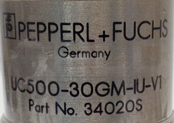 PEPPERL + FUCHS UC500-30GM-IU-V1 ULTRASONIC SENSOR, 34020S