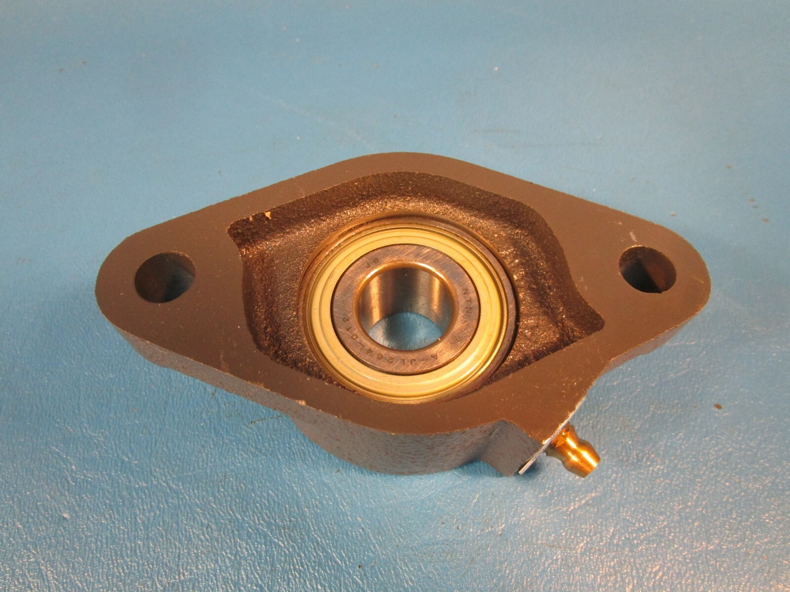 NTN JELFU-3/4, 3/4″ Bore 2 Bolt Flange Bearing, Eccentric Collar
