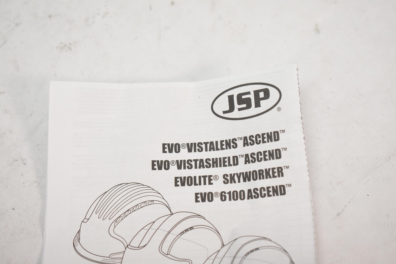 JSP EVO Ascend Safety Hard Hat Helmet Vented Chin Strap White Adjustable