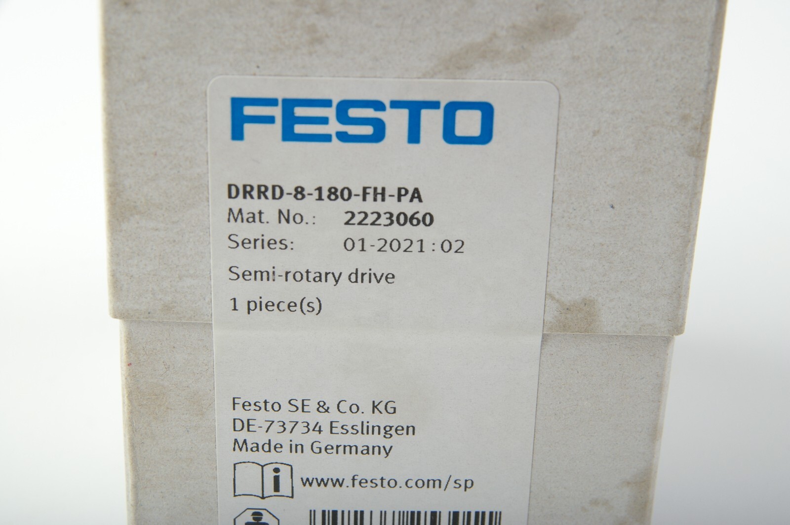 Festo DRRD-8-180-FH-PA 2223060 Swing Driver