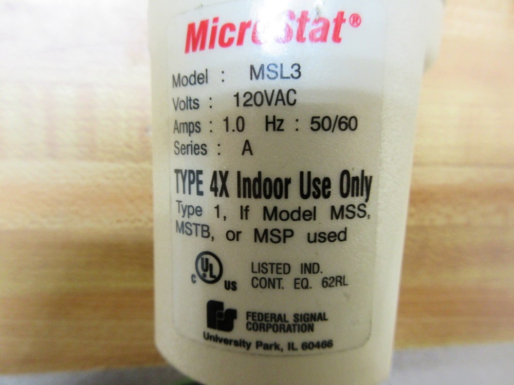 Federal Signal MSL3-120 Stack Light MSL3120