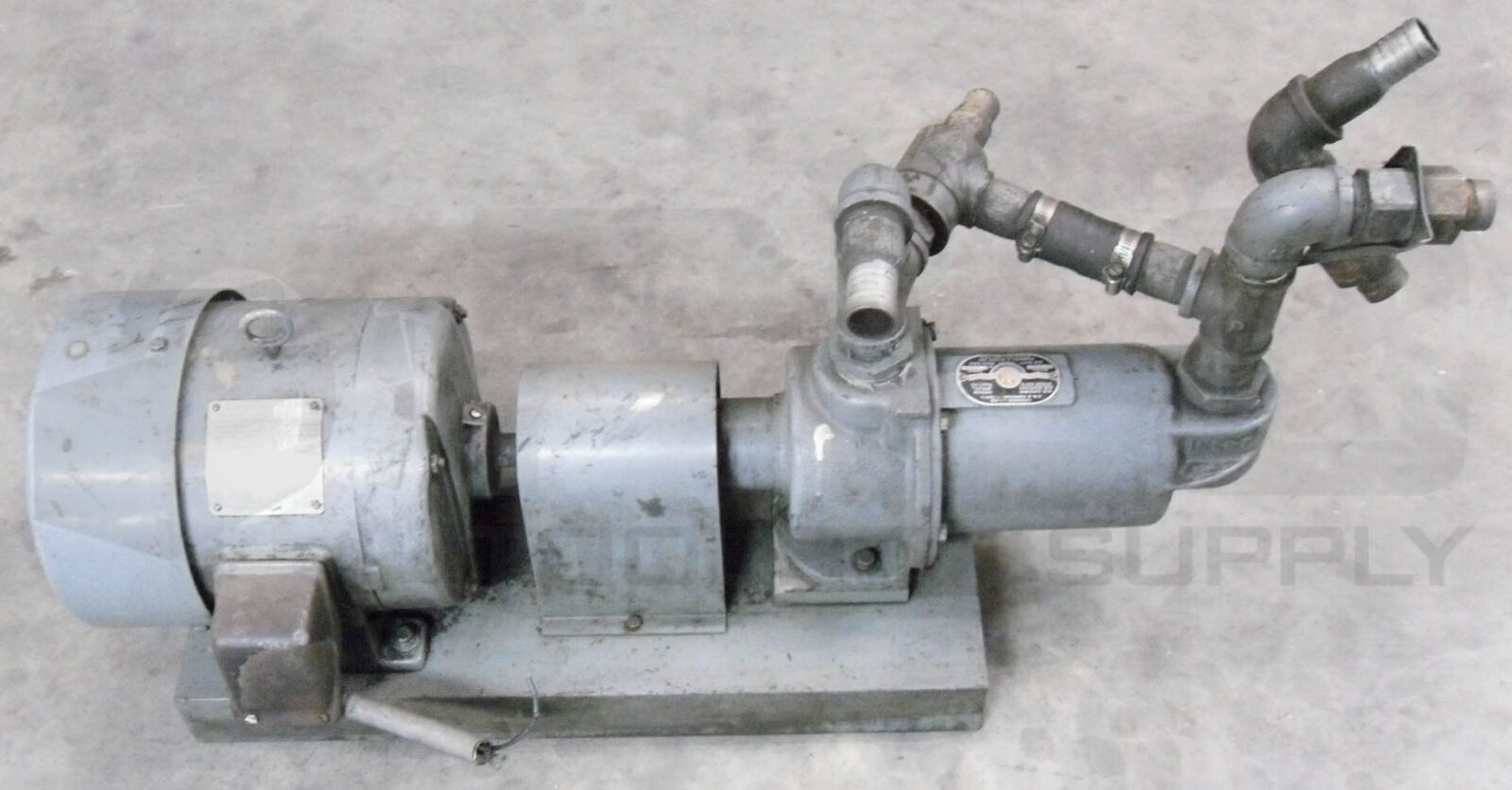 GE GENERAL ELECTRIC 5K213BG624 MOTOR, 2HP 1165RPM w/ ROBBINS MYERS FS 67 C PUMP