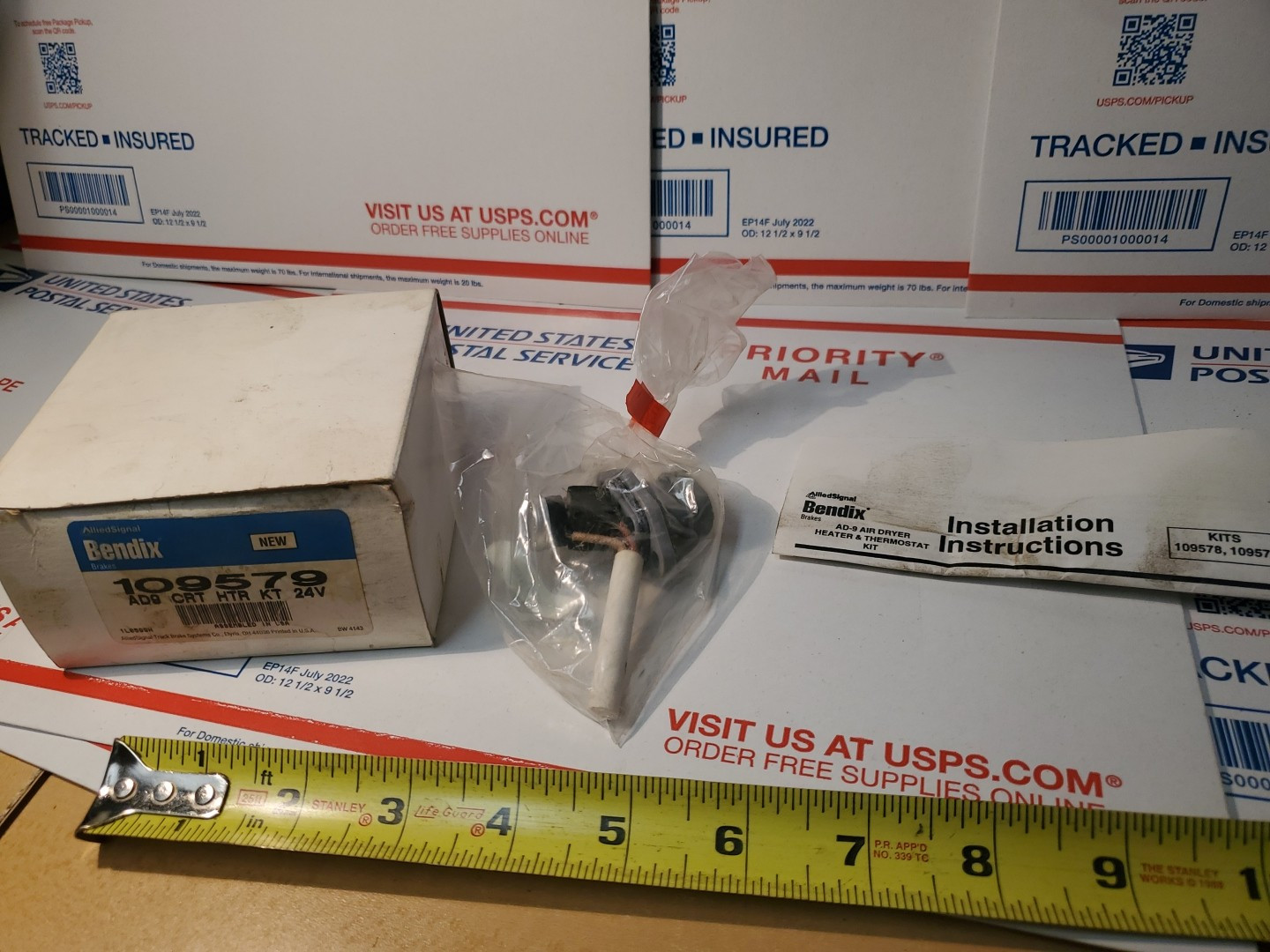 Bendix Heater/Thermo Kit 24V BW-204-M 246671 109579 Heater Only NO Gasket, G2