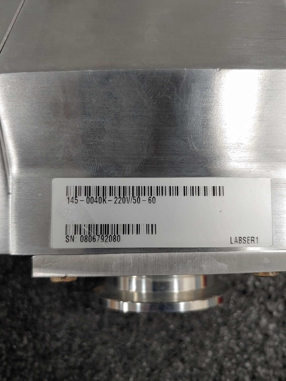 MKS HPS 145-0040K-220V/50-60 145 Vacuum Sentry Safety Isolation Valve