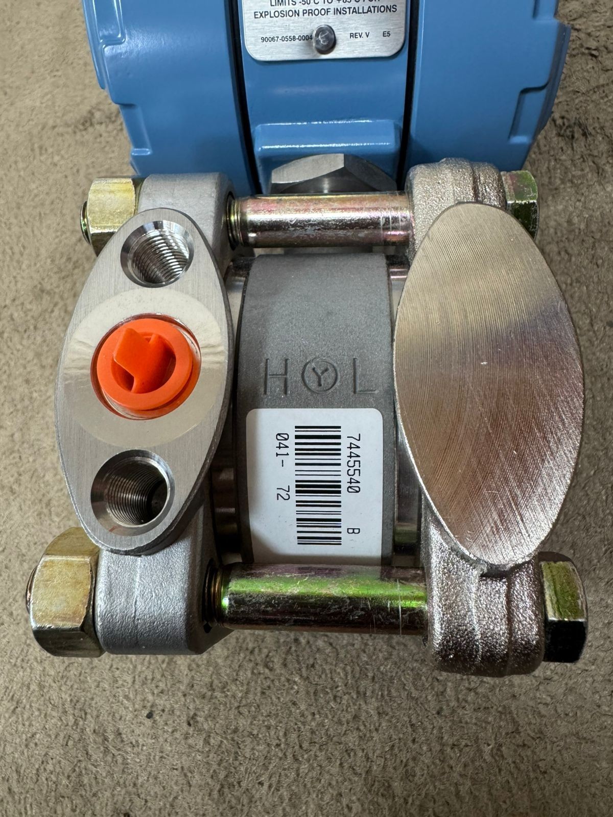 Rosemount / Pressure Transmitter / 1151GP7G22B1DF / W.P. 140BAR, Cal. 0-300PSI