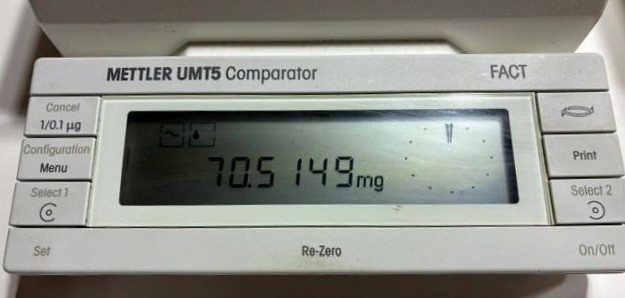 Mettler Toledo Type UMT5 Ultra Microbalance Comparator