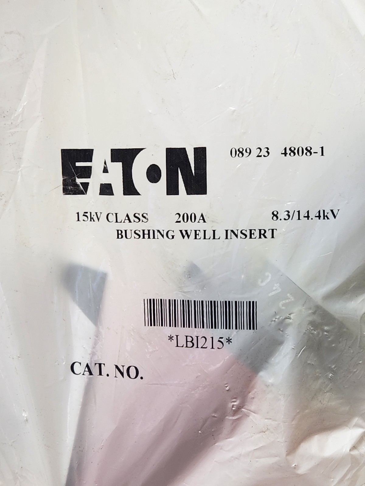 NEW IN PACK – Eaton # LBI215 Bushing Well Loadbreak Insert 8.3/14.4kV 200A