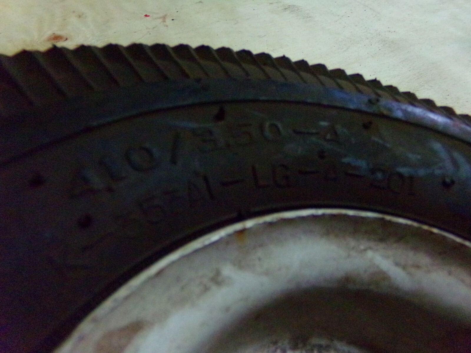 2-Ply Tube Type Tire K-353A1 4.10/3.50-4 *FREE SHIPPING*