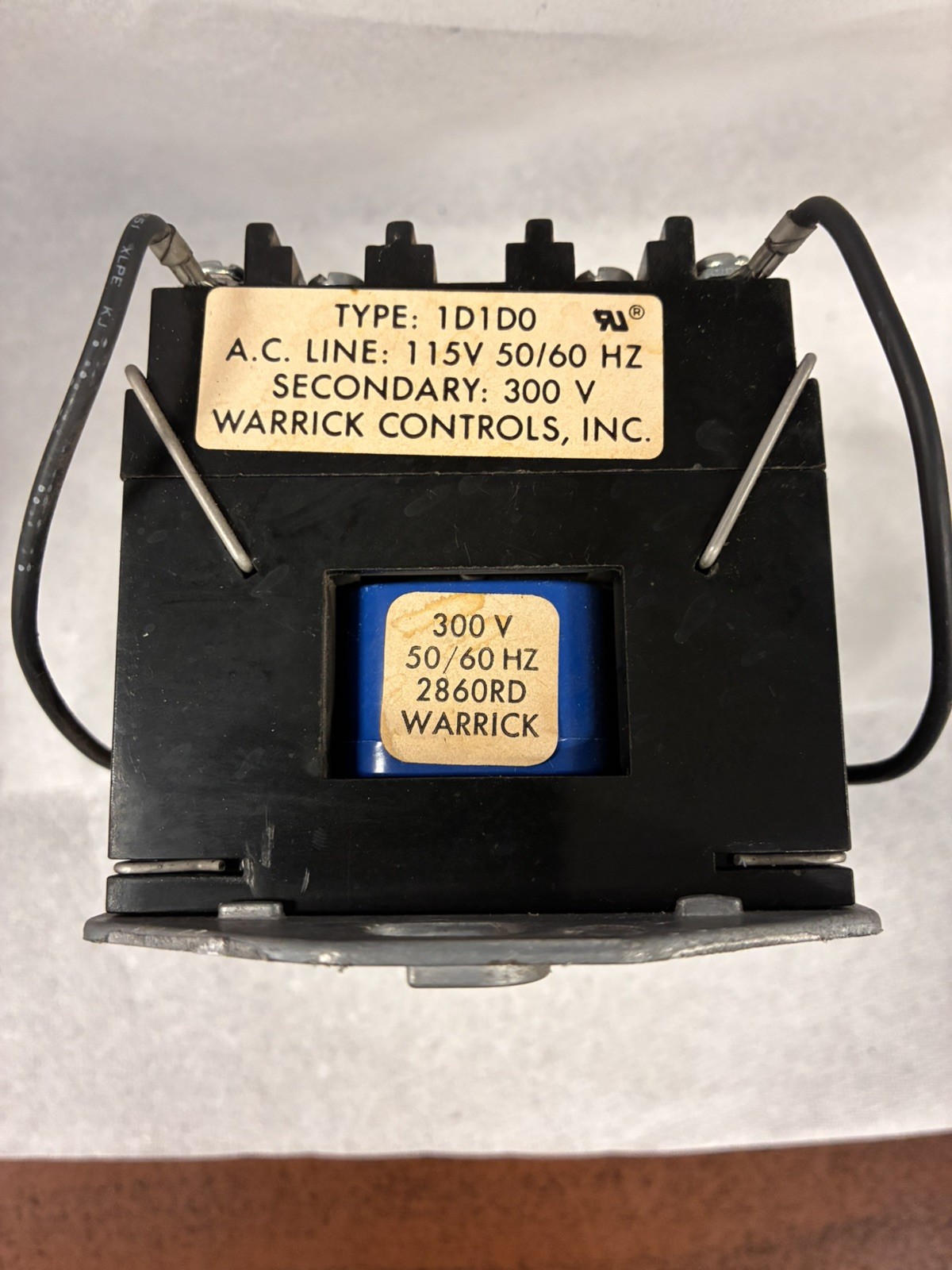 Warrick Controls 1D1D0 Control Relay 115V 50/60Hz Secondary 300V Level Control