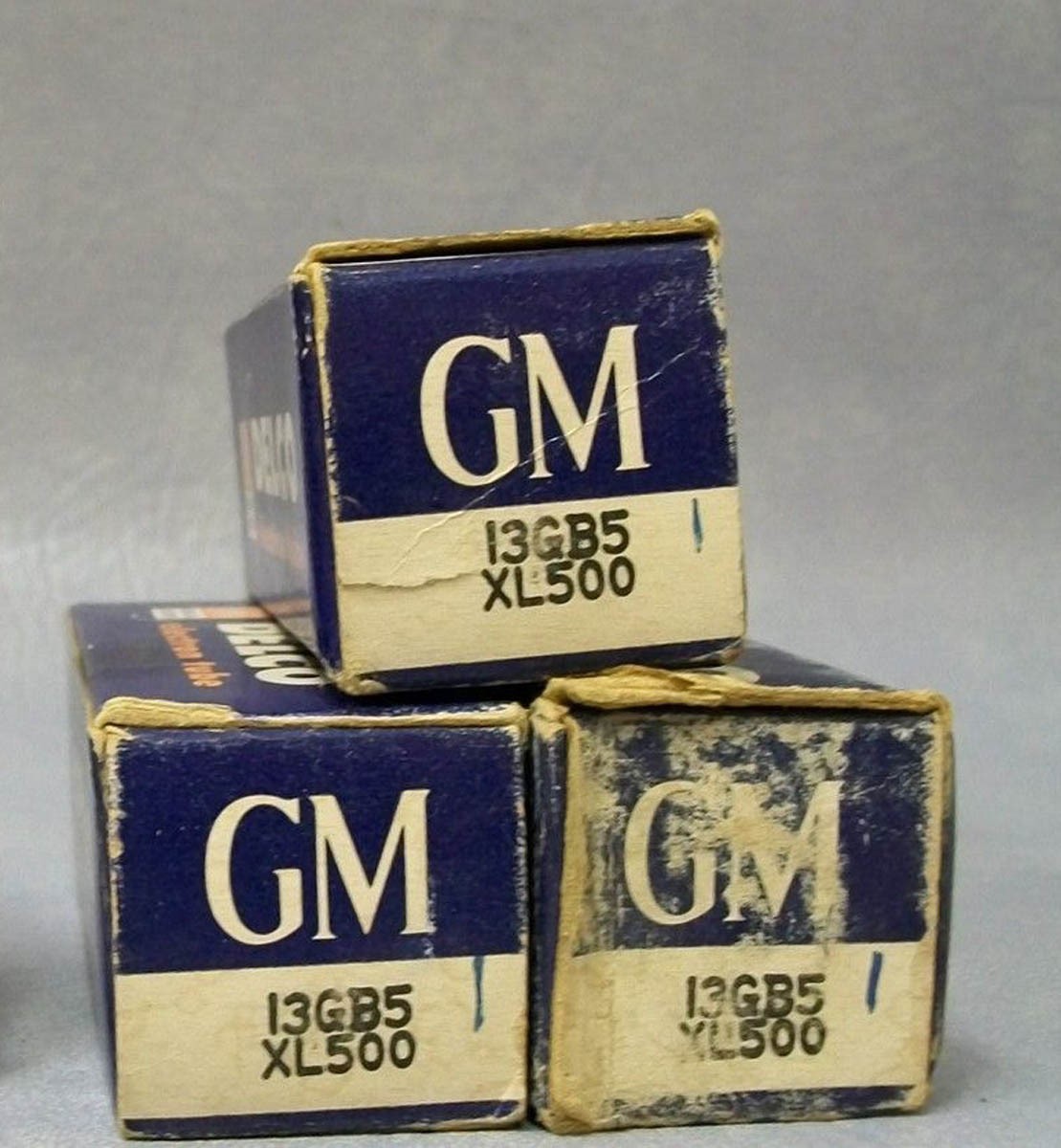 13GB5 / XL500 GM Delco Vacuum Tubes Lot of 3