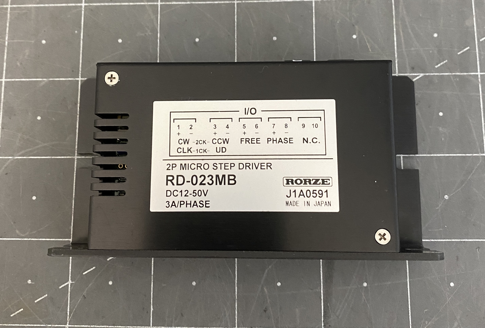 Rorze Automation RD-023MB 2P Micro Step Driver DC12-50V 3A/Phase