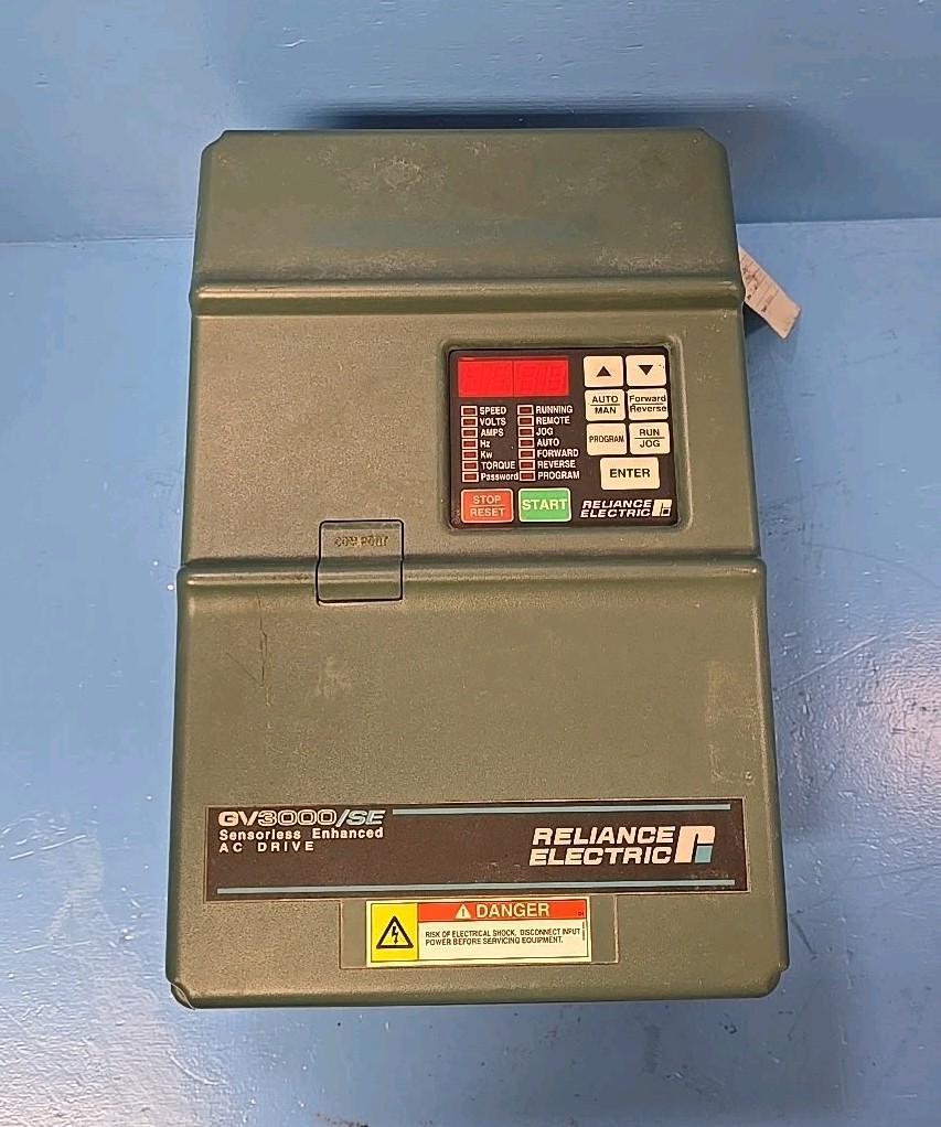 RELIANCE 15V4160 15HP 460V 3Ph GV3000/SE SENSORLESS ENHANCED AC DRIVE