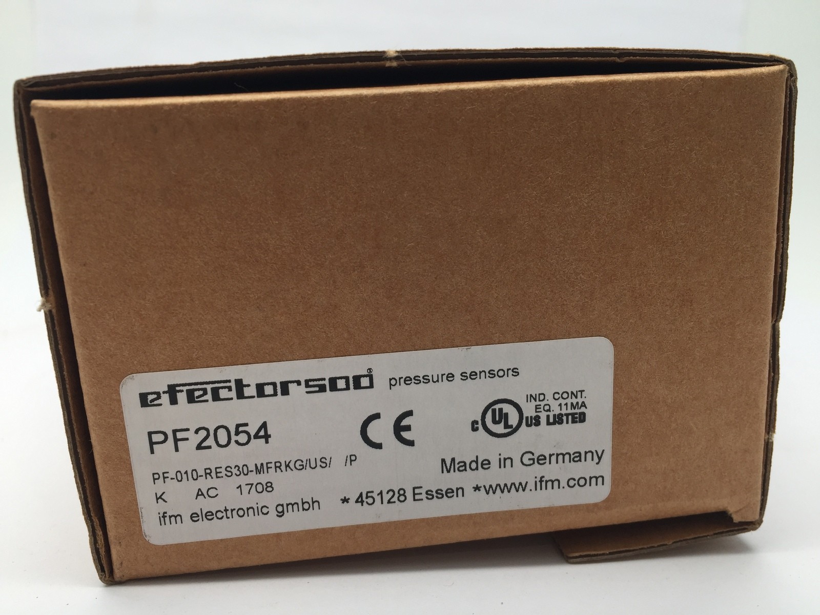 IFM Efector PF2054 Pressure Sensor Transmitter Display Monitor PF-010-RES30-MFRK
