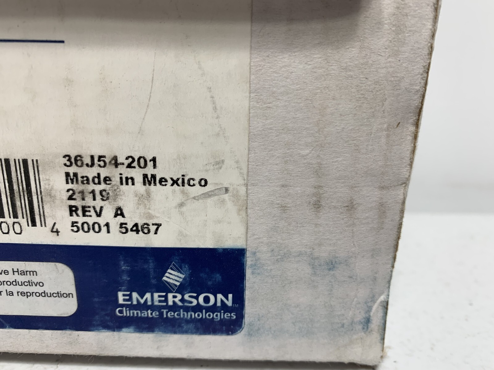 Emerson VAL09030 Manifold Gas Valve 24V 40/60 Hz 1/2 PSI