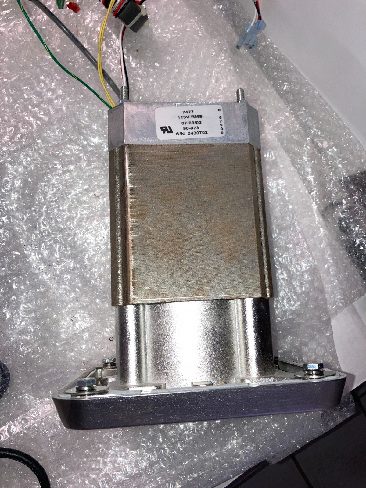 650 RPM / 115VAC Motor from Masterflex I/P Peristaltic Pump 77420-00 – Used