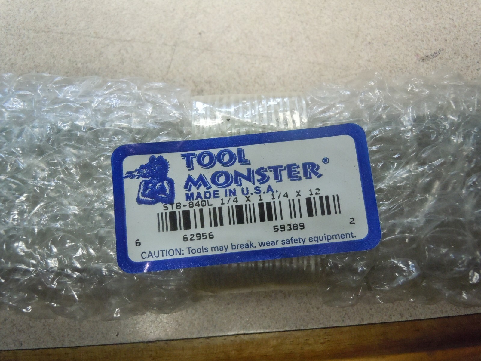 MONSTER C2 Micrograin Carbide Tool Blank,12″ L,1 1/4″ W,Unfinished, 777-001420