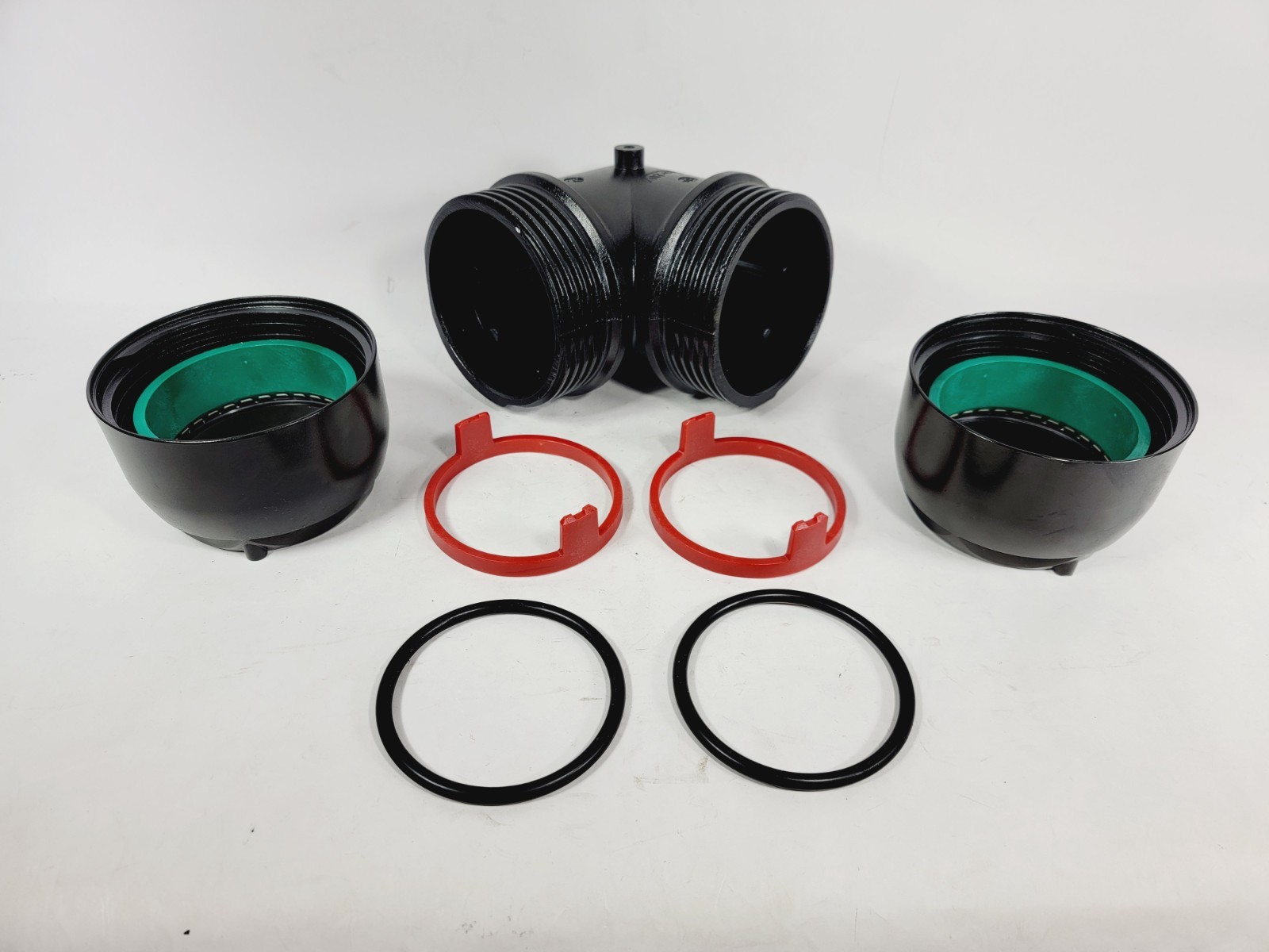 AirNet 2811700380 DN80 (3”) 90° Aluminum Elbow – Compressed Air Piping – New
