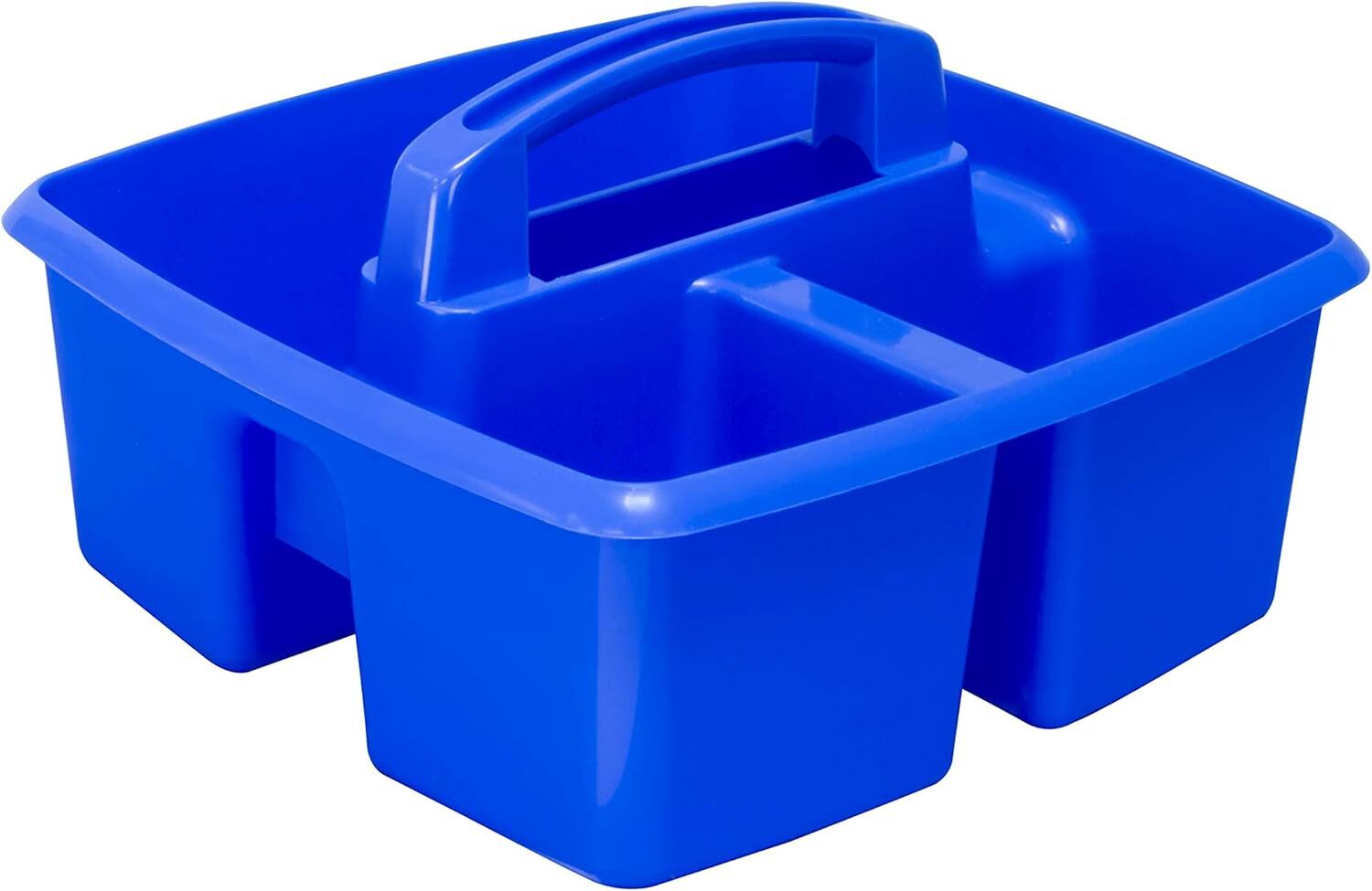 Storex 3-Compartment Small Caddy – Multipurpose Classroom Assorted Colors