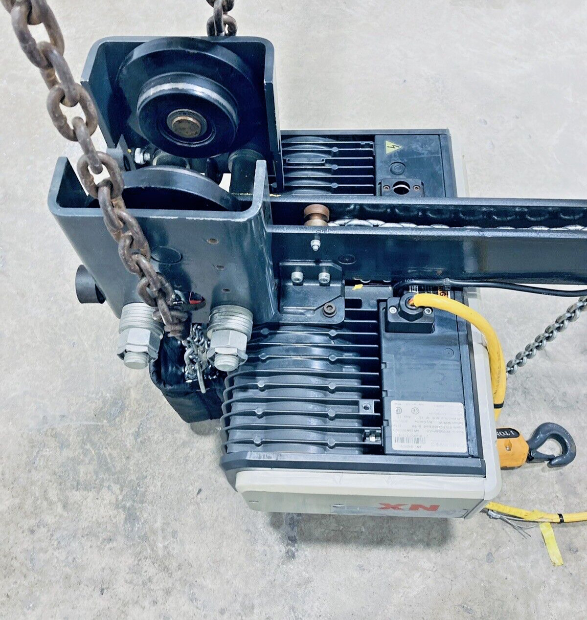 KONECRANES XN10100015P16S1C 3/4-TON ELECTRIC CHAIN HOIST 1.5HP 460V 3PH 16FPM