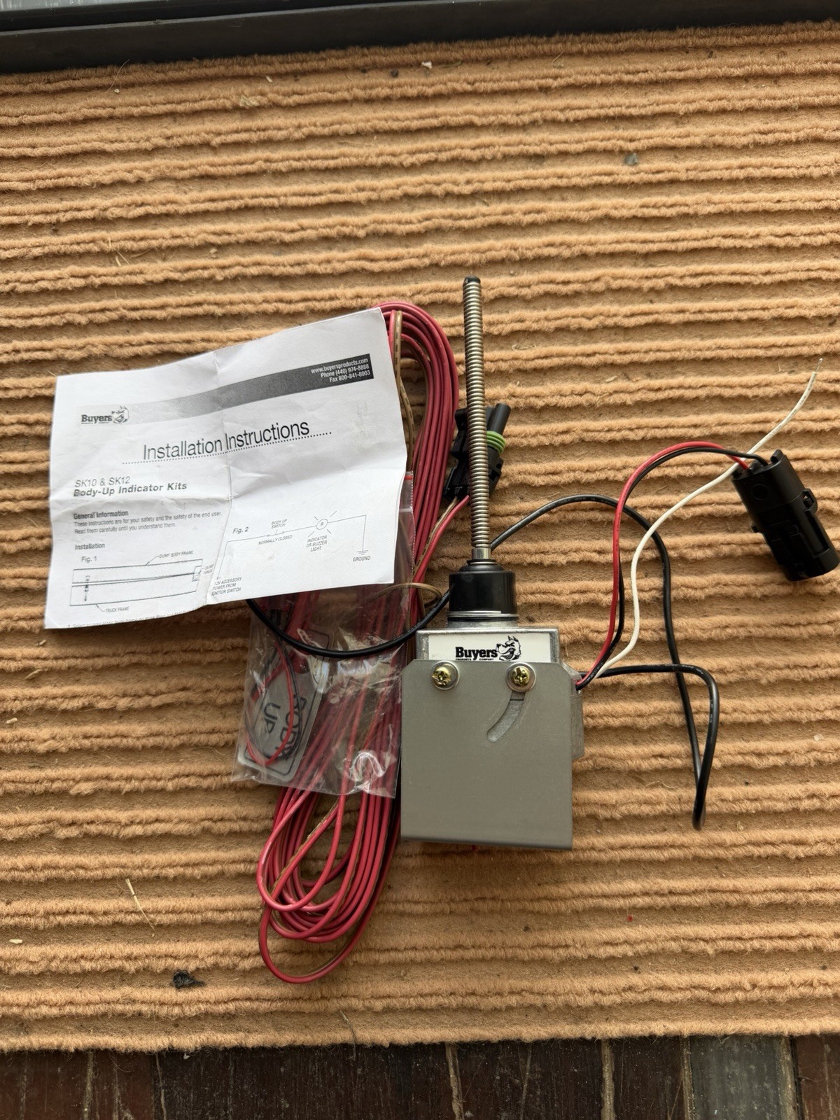 Buyers Products B95W Dump Body-Up Indicator