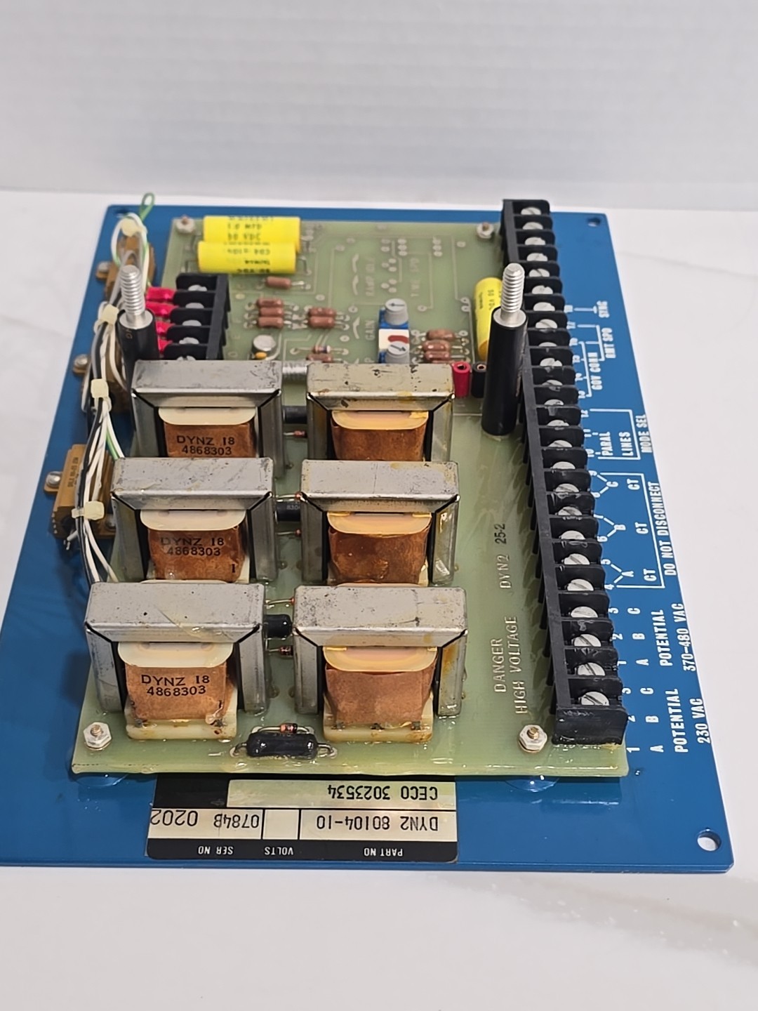 🔥 Barber Colman DYN2-80104-10 Generator Governor Load Sharing Control 230VAC 🔥