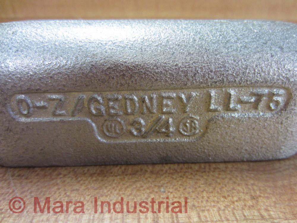 OZ Gedney LL-75 LL75 Conduit Body Size 3/4″ Type L