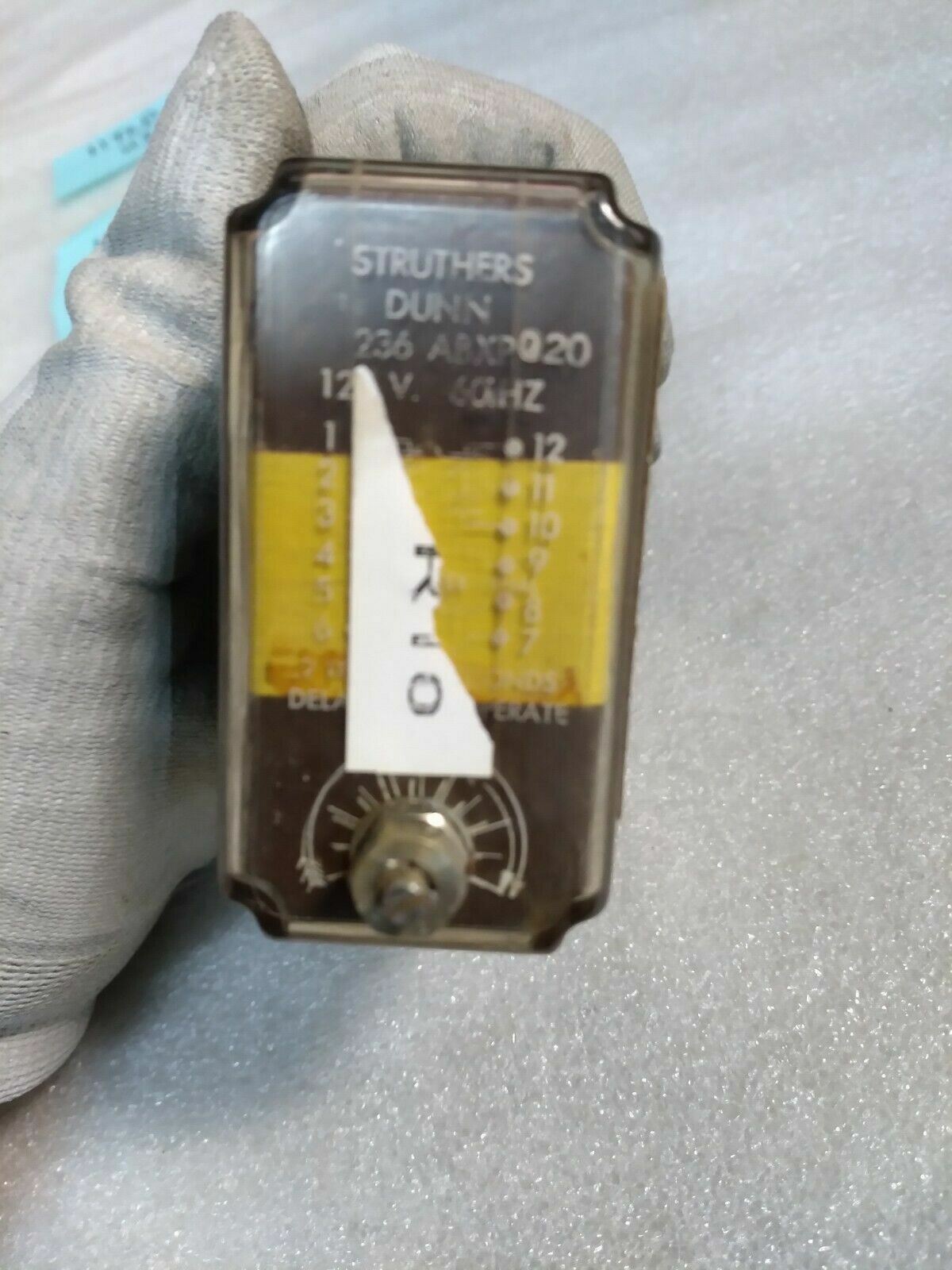 STRUTHERS DUNN 236 ABXP 020 120V 60HZ