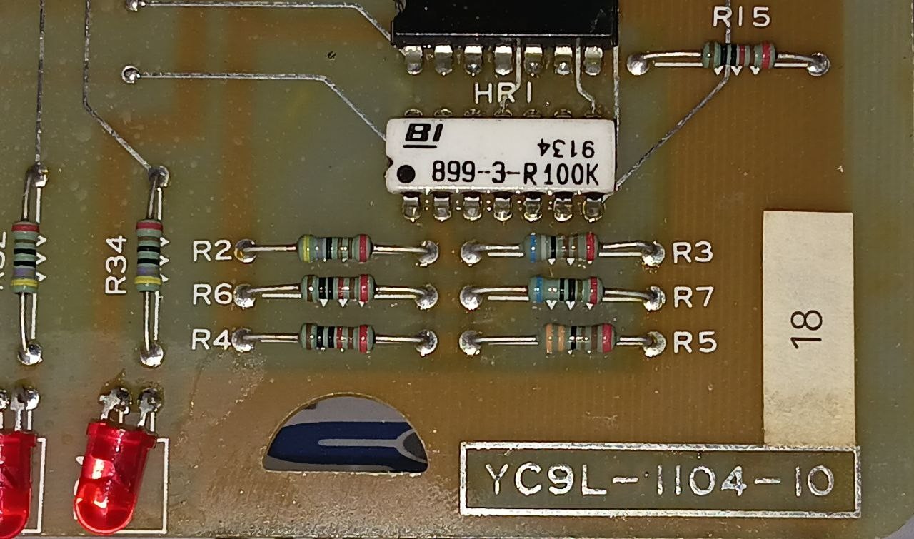 Yuken YC9L-1104-10 L/S Barrier Card P/n D-42821-1