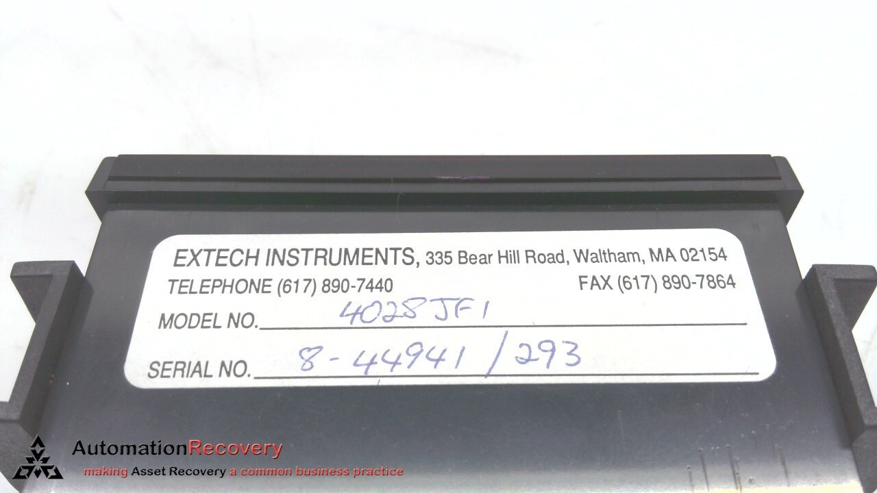 EXTECH 4028JF1 TEMPERATURE INDICATOR, NEW* #306344