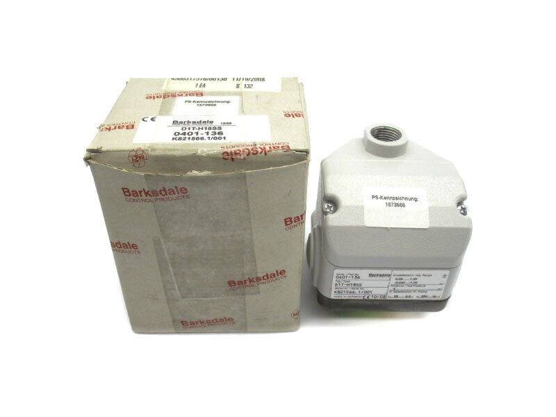 BARKSDALE D1T-H18SS 0401-136 250VAC 10A NSMP