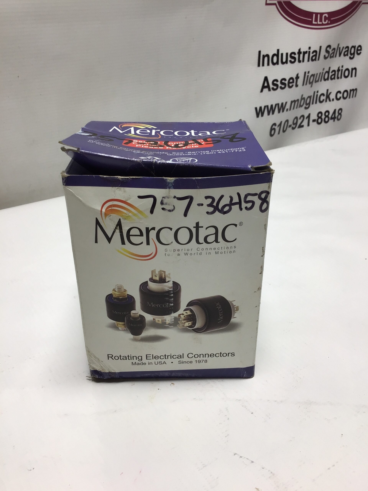 MERCOTAC Mercury Conductive Slip Ring 630 Rotary Connector
