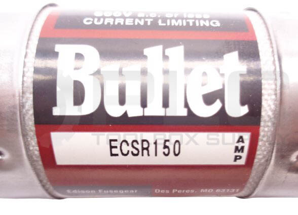NEW EDISON BULLET ESCR150 TIME DELAY FUSE, RK5, 600VAC, TYPE D
