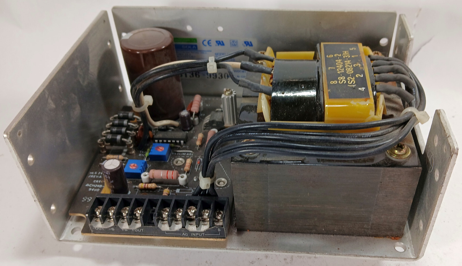 1 USED SOLA SLS-24-036T REGULATED POWER SUPPLY ***MAKE OFFER***
